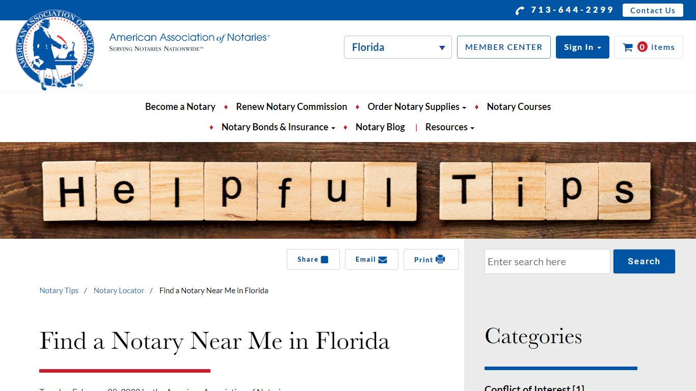 Find a Notary in Florida - American Association of Notaries